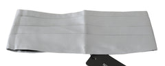 Dolce & Gabbana Elegant Silk Gray Cummerbund - Retail Flare