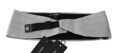 Dolce & Gabbana Elegant Silk Gray Cummerbund - Retail Flare