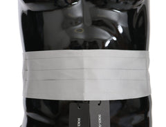 Dolce & Gabbana Elegant Silk Gray Cummerbund - Retail Flare