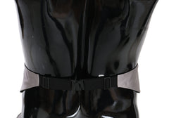 Dolce & Gabbana Elegant Silk Cummerbund in Sophisticated Gray - Retail Flare