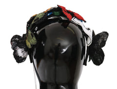 Dolce & Gabbana Elegant Floral Silk Headband Diadem - Retail Flare