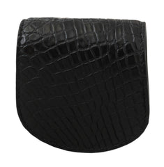 Dolce & Gabbana Sleek Black Leather Coin Case Wallet - Retail Flare