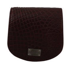 Dolce & Gabbana Refined Caimano Leather Coin Case - Retail Flare