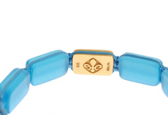 Nialaya Elegant Blue Opal & Diamond-Studded Bracelet - Retail Flare