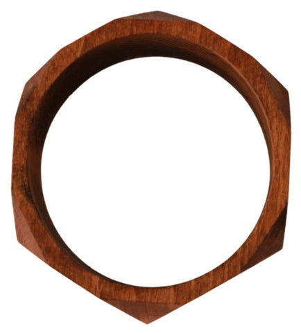 Costume National Chic Unisex Wooden Bracelet - Retail Flare