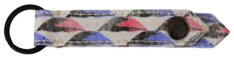 Costume National Chic Tri-Color Keychain Accessory - Retail Flare