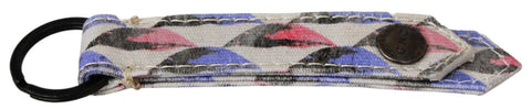 Costume National Chic Tri-Color Keychain Accessory - Retail Flare