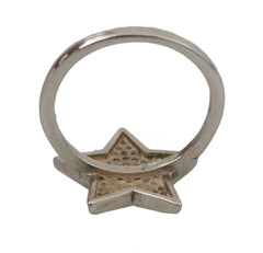 Nialaya Chic Silver CZ Crystal Women's Statement Ring - Retail Flare