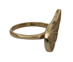 Nialaya Elegant Gold-Crystal Embellished Ring - Retail Flare