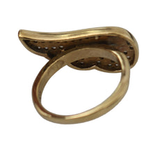 Nialaya Elegant Gold-Crystal Embellished Ring - Retail Flare