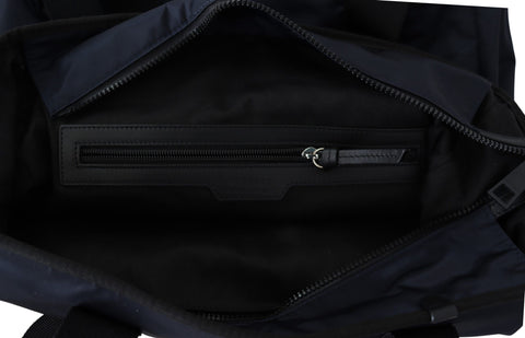Versace Elegant Blue Nylon Tote Bag - Retail Flare
