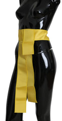 Dolce & Gabbana Chic Silk Yellow Women's Elegant Belt - Retail Flare