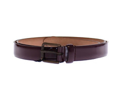 Dolce & Gabbana Elegant Purple Leather Belt - Retail Flare