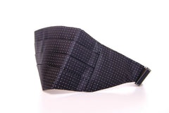 Dolce & Gabbana Elegant Black Silk Cummerbund with Polka Dots - Retail Flare