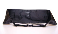 Dolce & Gabbana Elegant Black Silk Cummerbund with Polka Dots - Retail Flare