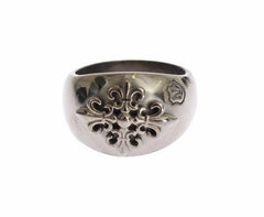 Nialaya Sterling Silver Rhodium Men's Statement Ring - Retail Flare