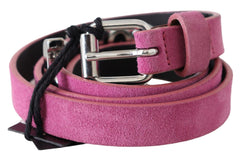 Just Cavalli Fuschia Pink Leather Waist Belt - Retail Flare