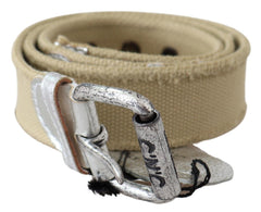 Costume National Elegant Beige Cotton Fashion Belt - Retail Flare