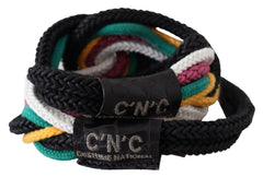 Costume National Chic Multicolor Twisted Rope Belt - Retail Flare