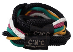 Costume National Chic Multicolor Twisted Rope Belt - Retail Flare