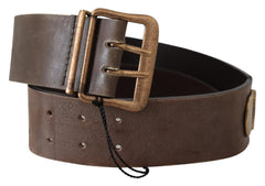 Ermanno Scervino Elegant Leather Fashion Belt in Rich Brown - Retail Flare