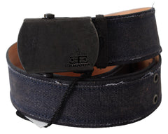 Ermanno Scervino Chic Blue Leather Waist Belt - Retail Flare