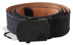 Ermanno Scervino Chic Blue Leather Waist Belt - Retail Flare