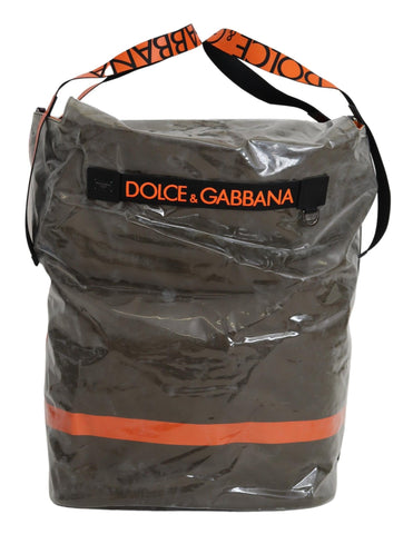 Dolce & Gabbana Sumptuous Green Large Fabric Tote Bag - Retail Flare