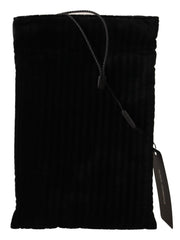 Dolce & Gabbana Elegant Velvet Quilted Glasses Holder Bag - Retail Flare