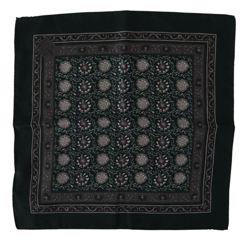 Dolce & Gabbana Exquisite Silk Pocket Square Handkerchief - Retail Flare