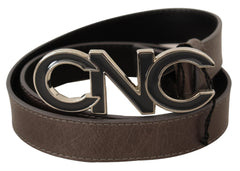 Costume National Elegant Waxed Cotton Fashion Belt - Retail Flare