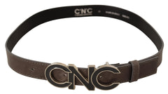 Costume National Elegant Waxed Cotton Fashion Belt - Retail Flare
