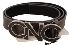 Costume National Elegant Waxed Cotton Fashion Belt - Retail Flare