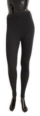 Dolce & Gabbana Elegant Gray Cashmere Tights – Luxe Comfort - Retail Flare