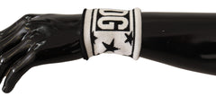 Dolce & Gabbana Elegant Monochrome Wool Wristband Set - Retail Flare