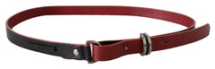 Costume National Elegant Dual-Tone Leather Belt - Retail Flare