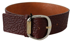 GF Ferre Elegant Brown Leather Fashion Belt - Retail Flare