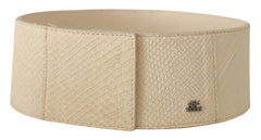 GF Ferre Elegant Off-White Fashion Belt - Retail Flare