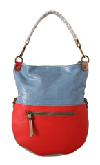 EBARRITO Chic Multicolor Leather Tote with Gold Accents - Retail Flare