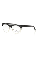 Frankie Morello Black Acetate Unisex Eyeglass Frame - Retail Flare