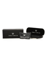 Frankie Morello Black Metallic Unisex Frame - Retail Flare