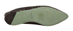 Paola D'Arcano Golden Enchantment Leather Flats - Retail Flare