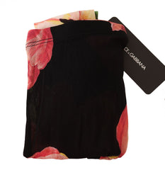 Dolce & Gabbana Elegant Floral Micro Mesh Tights - Retail Flare