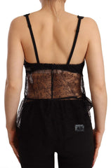 Dolce & Gabbana Elegant Black Silk Lingerie Chemise - Retail Flare