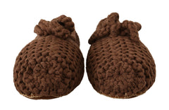 Dolce & Gabbana Elegant Wool Knit Ballerina Flats - Retail Flare