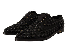 Dolce & Gabbana Elegant Gros Grain Lace-Up Jeweled Flats - Retail Flare