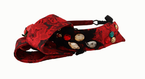 Dolce & Gabbana Cherry Sicily Embellished Red Diadem - Retail Flare