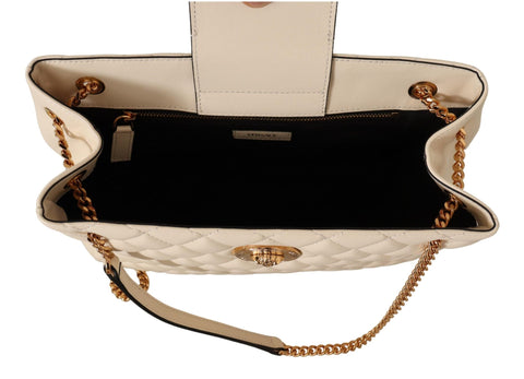 Versace Elegant Quilted Nappa Leather Tote - Retail Flare