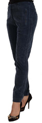 Peserico Elegant Tapered Cotton Blend Pants - Retail Flare