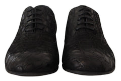 Dolce & Gabbana Elegant Exotic Leather Oxford Shoes - Retail Flare